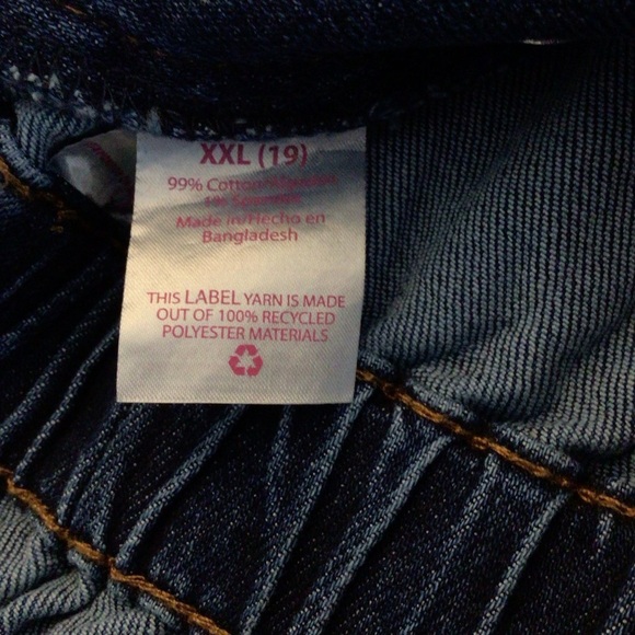 No Boundaries Juniors Core Dark Wash Shortalls Size XXL (19) - Picture 8 of 8